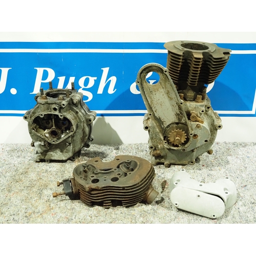 1948 Matchless 500cc G80 engine parts, no. 48/G80 6916B with spare ...