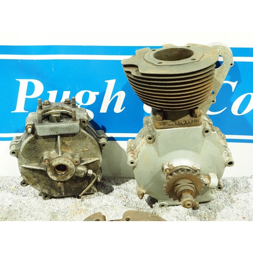 1948 Matchless 500cc G80 engine parts, no. 48/G80 6916B with spare ...