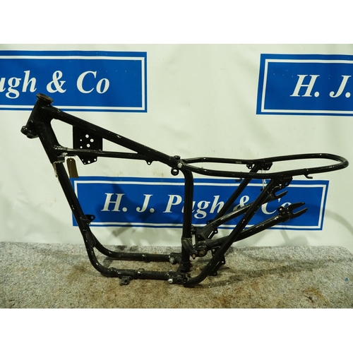Triumph Tiger 100C frame. Frame No. TR643077