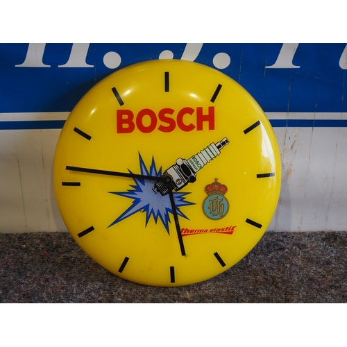Bosch spark plug clock 12
