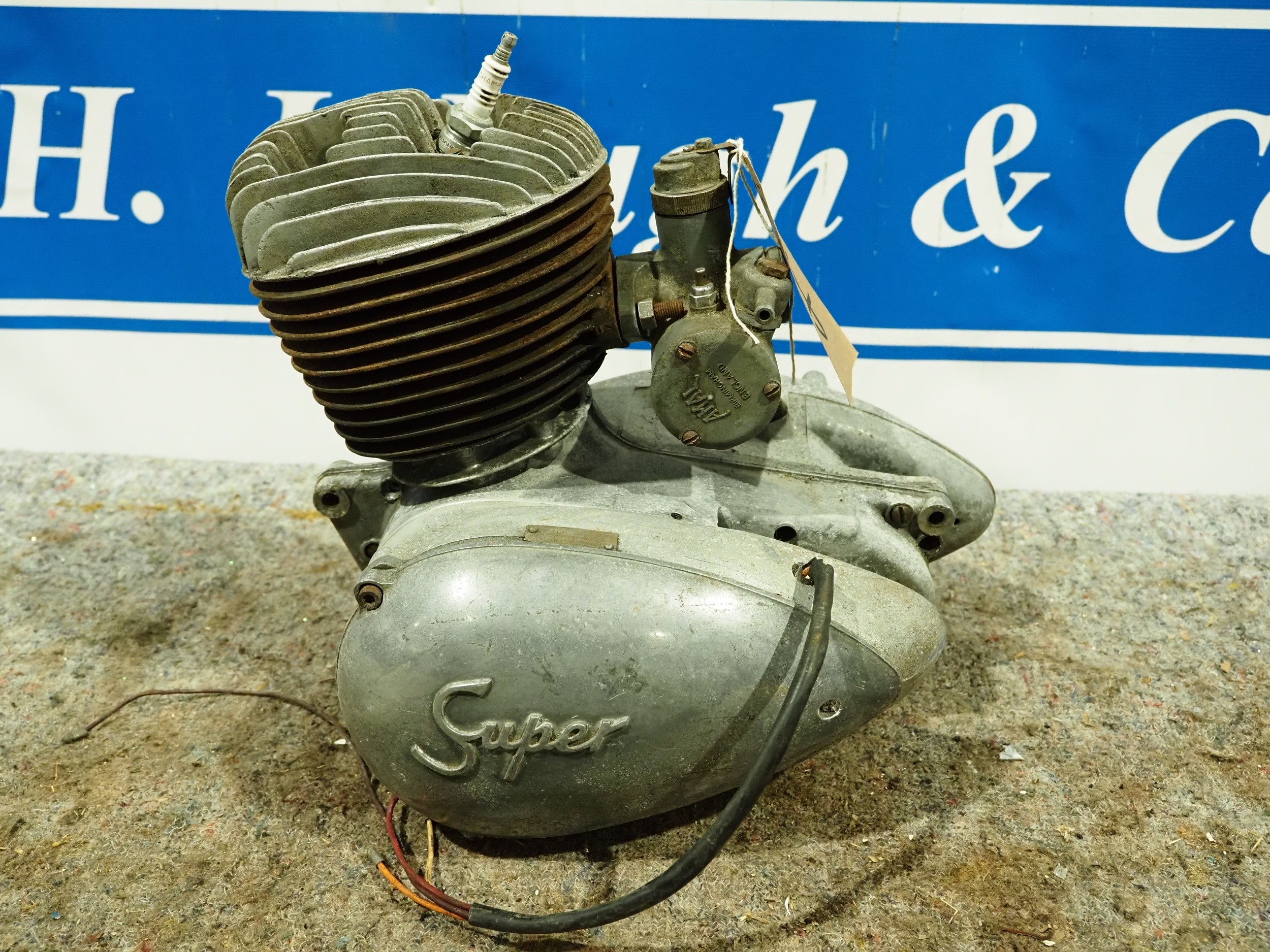 BSA 17S super engine. Engine No. GD7 87S