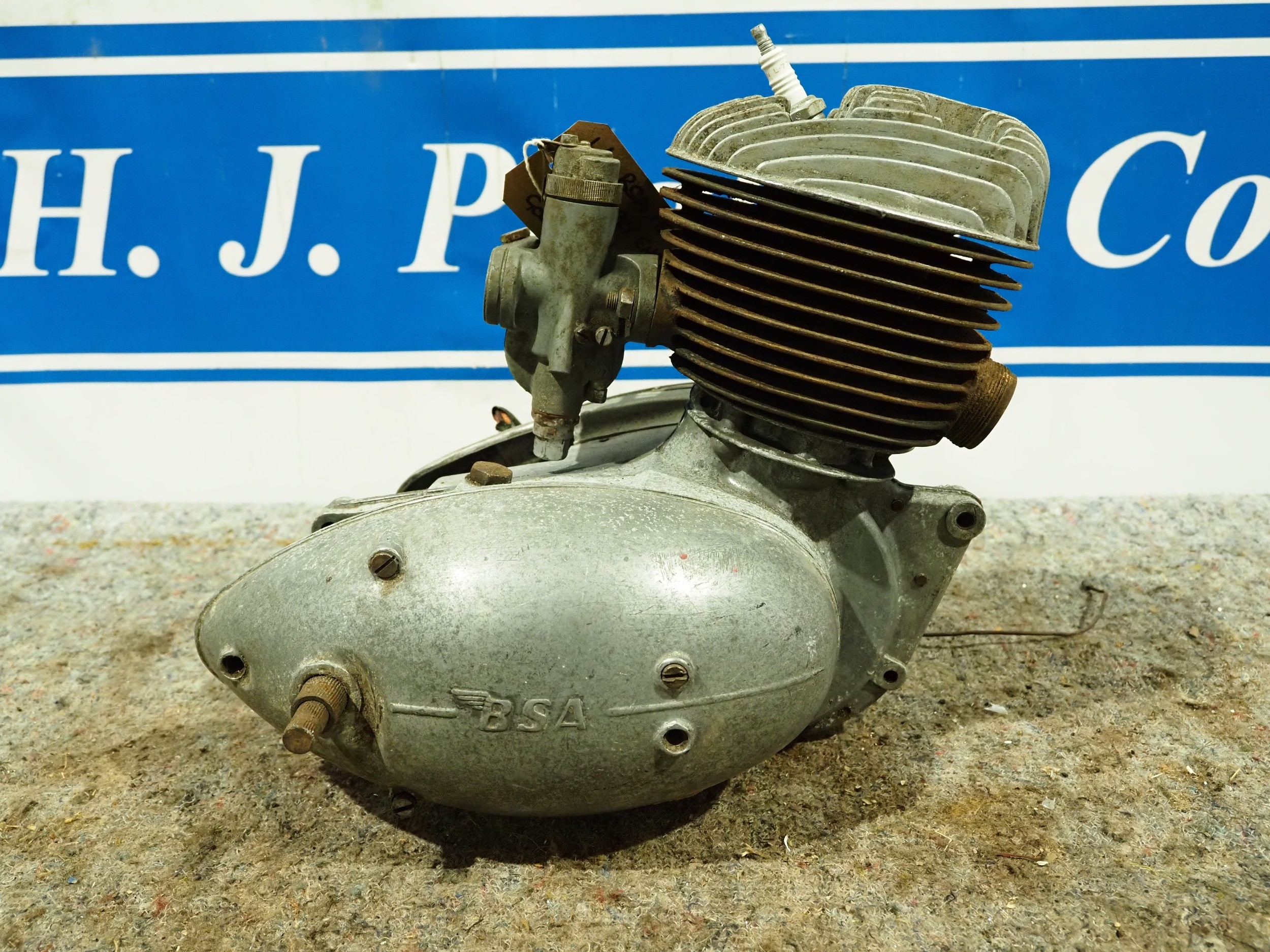 BSA 17S super engine. Engine No. GD7 87S