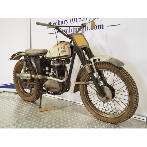 BSA C15 trials bike. 1960. 249cc Frame No. C15S1326 (V5 states C15T748 ...
