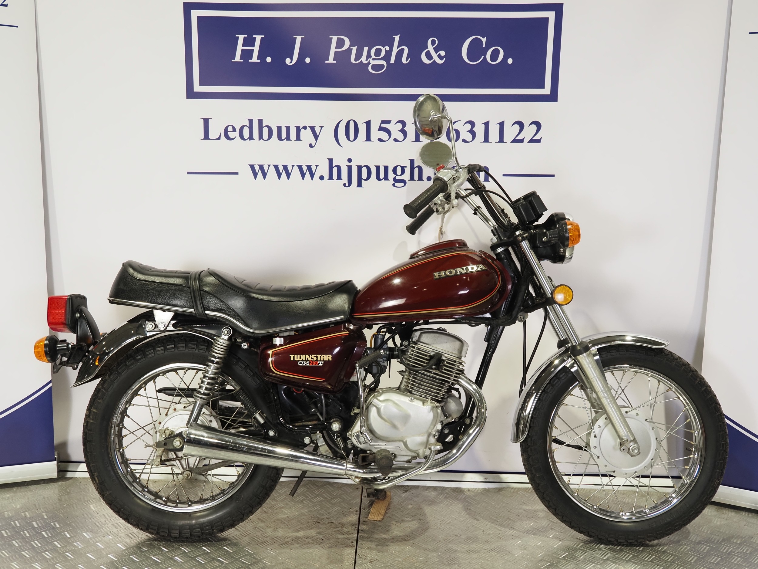 Honda CM200T Twinstar motorcycle. 1980. 200cc Frame No. MC012016542 ...