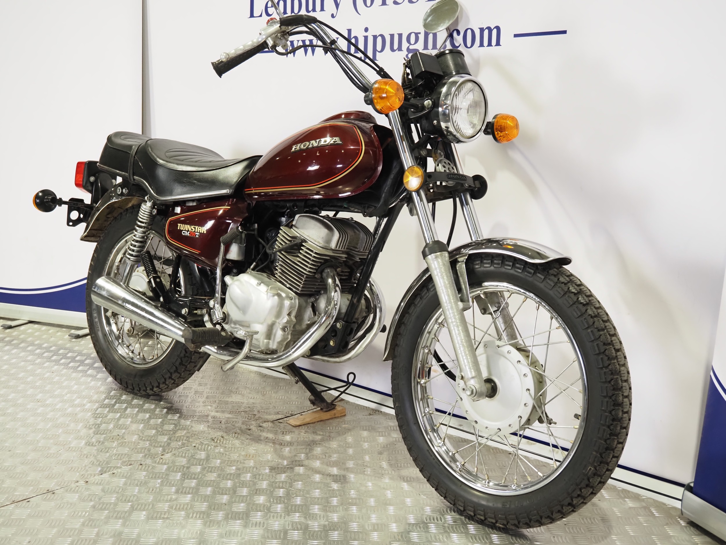 Honda CM200T Twinstar motorcycle. 1980. 200cc Frame No. MC012016542 ...