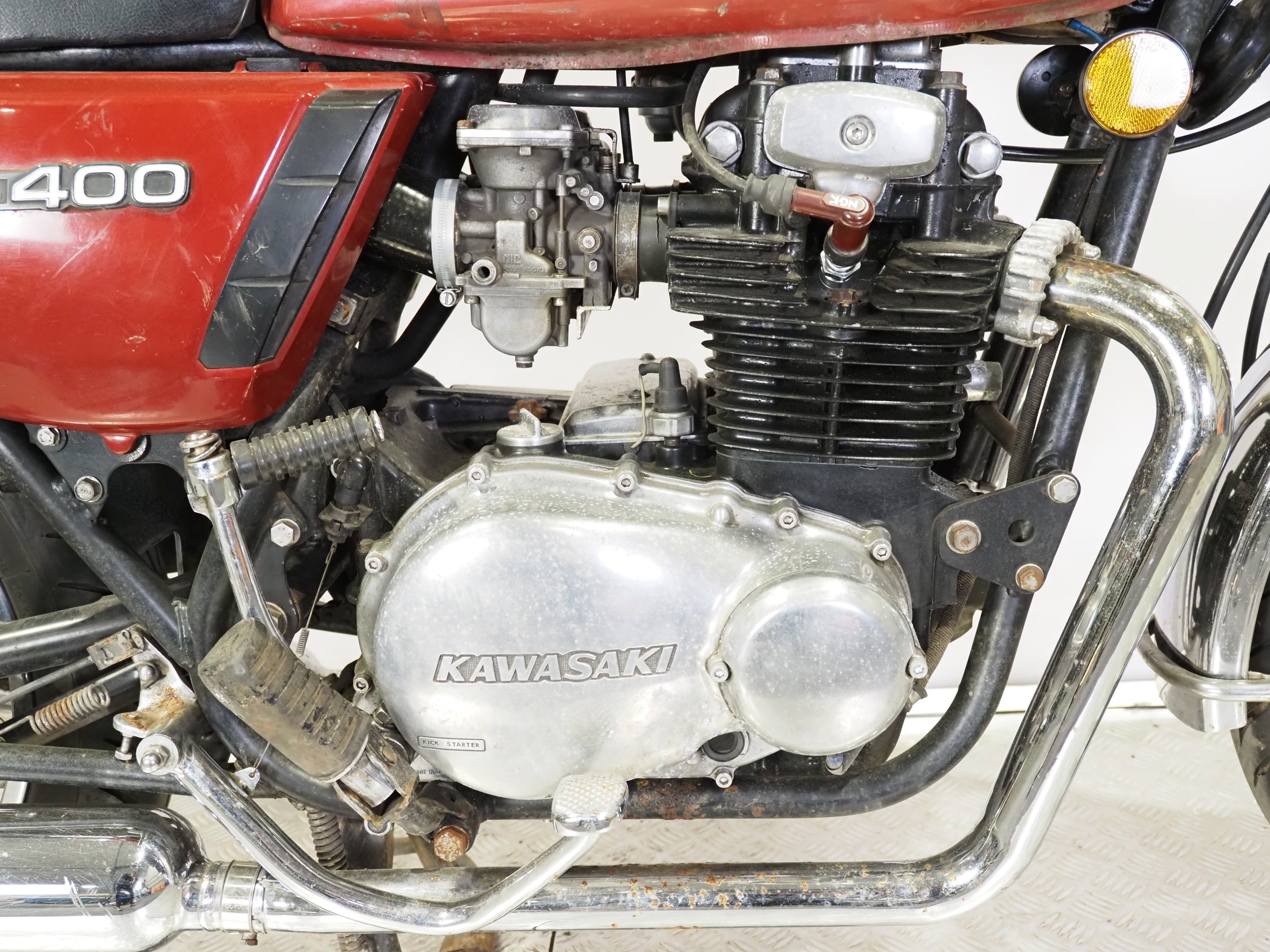 Kawasaki Z400 motorcycle. 1978. 398cc Frame No. K4-075583 Engine No ...