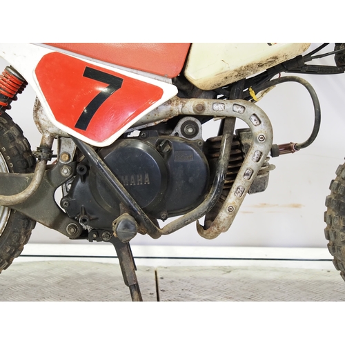 Yamaha PW50 childs scrambler Frame No. 4X4-264258 Engine turns over ...