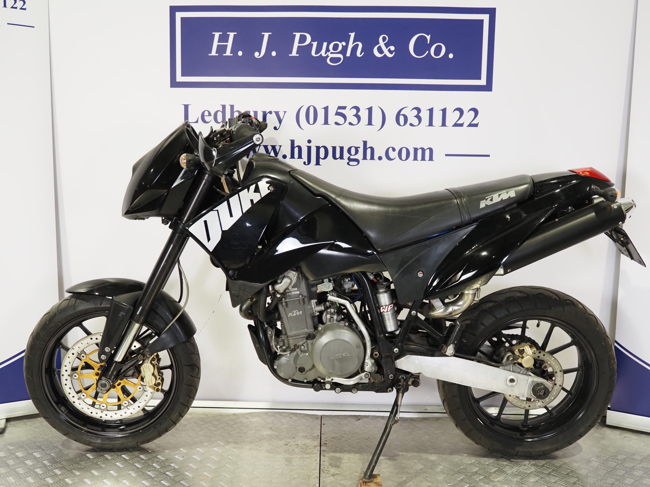 KTM Duke motorcycle. 2003. 625cc Frame No. VBKDUN4063M765321 Engine No ...