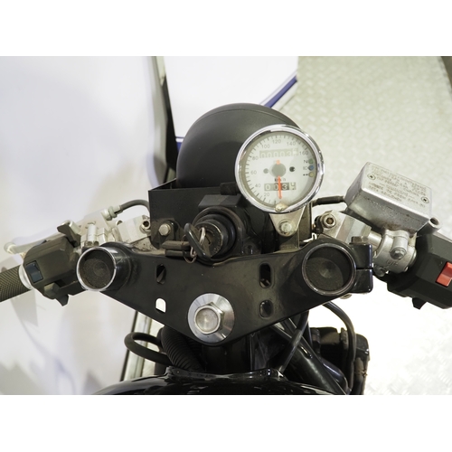 Kawasaki ER500 cafe racer motorcycle project. 2003. 498cc Last run and ...