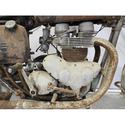 Matchless motorcycle project. 1963. 650cc Frame No. A82461 Engine turns ...