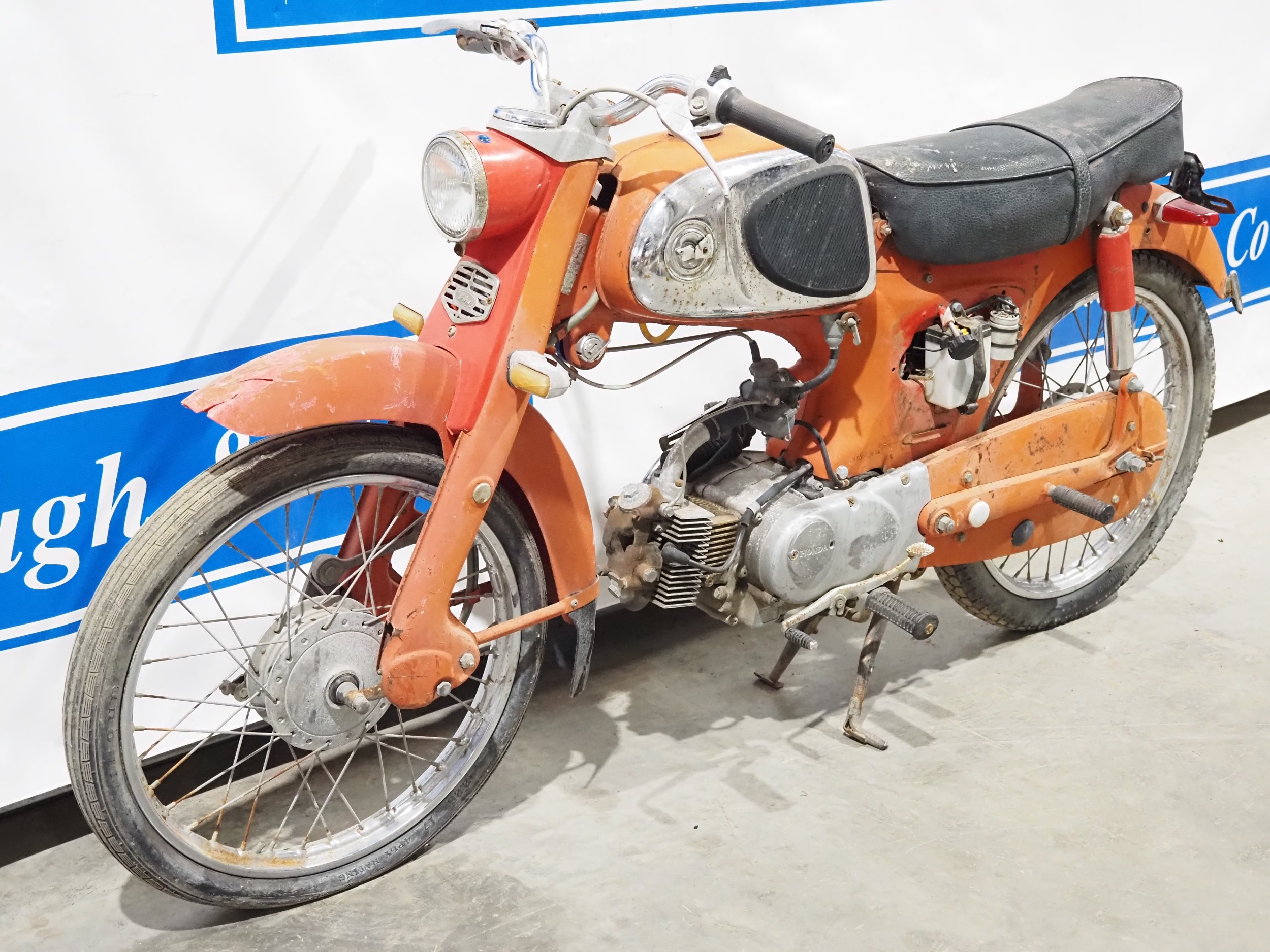 Honda C110 motorcycle project. Frame No. C110-486747 Engine No. C110E ...