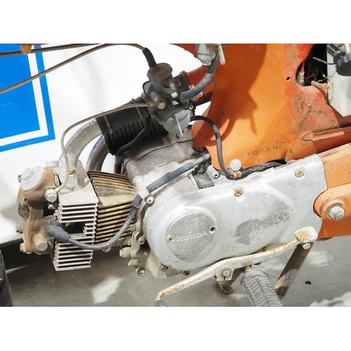 Honda C110 motorcycle project. Frame No. C110-486747 Engine No. C110E ...