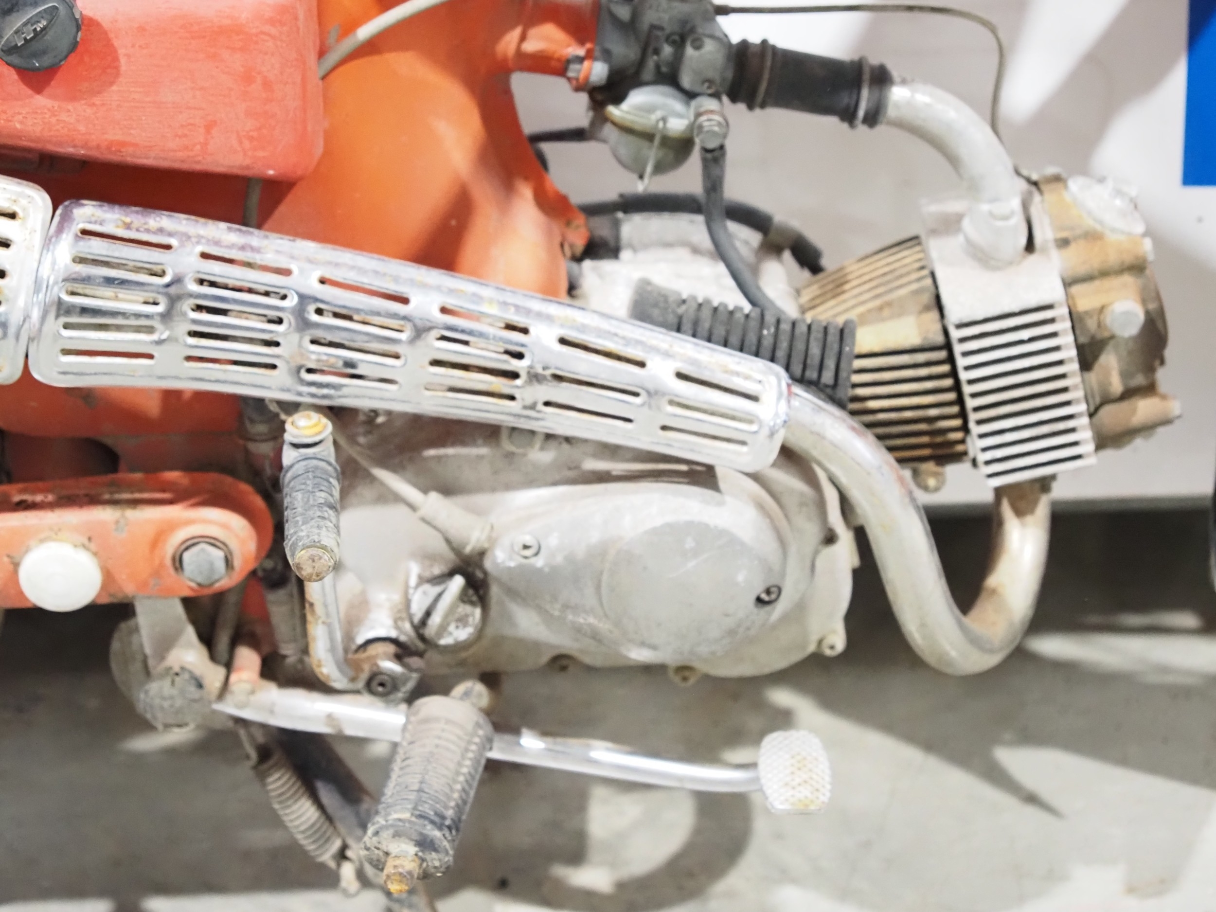 Honda C110 motorcycle project. Frame No. C110-486747 Engine No. C110E ...