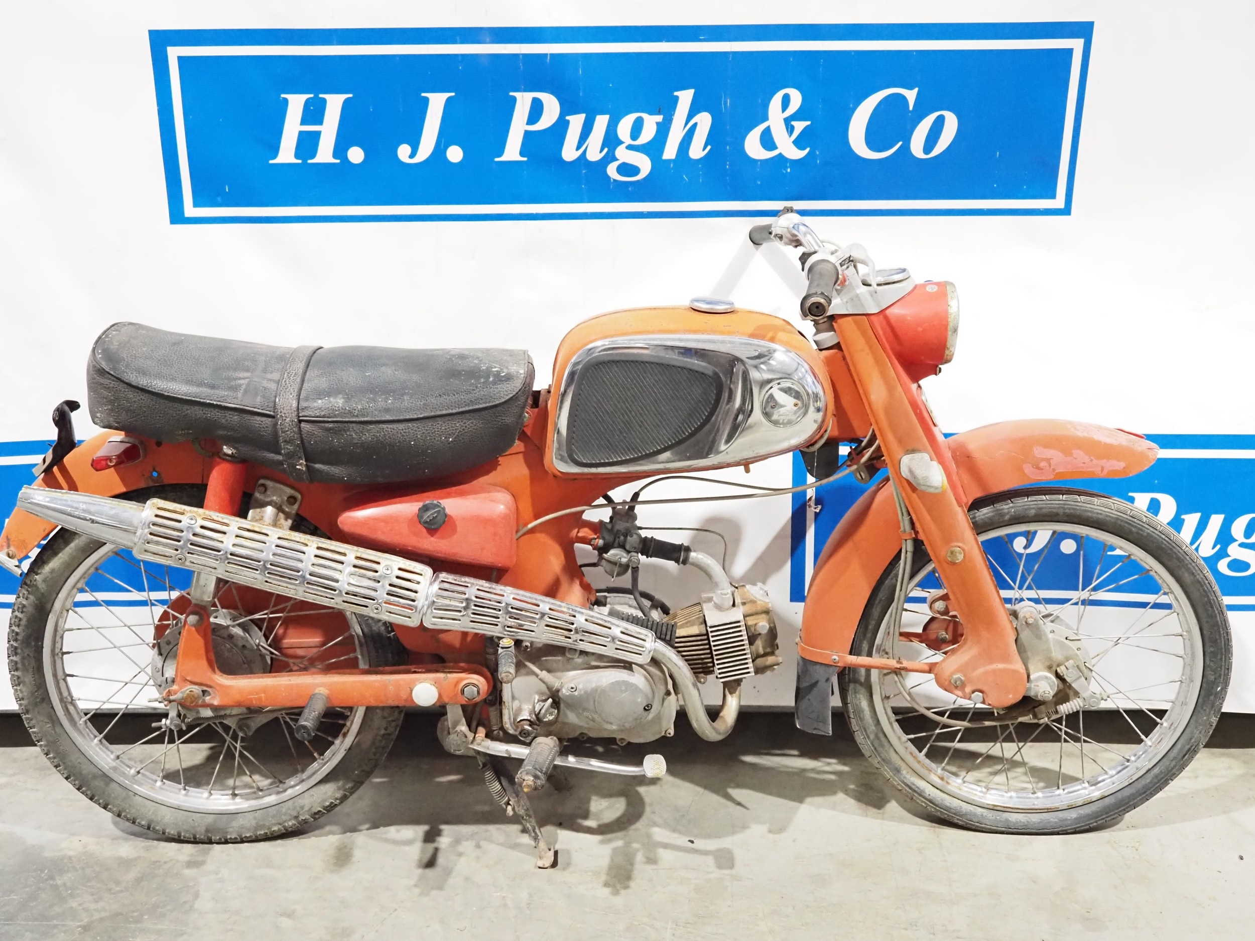 Honda C110 motorcycle project. Frame No. C110-486747 Engine No. C110E ...