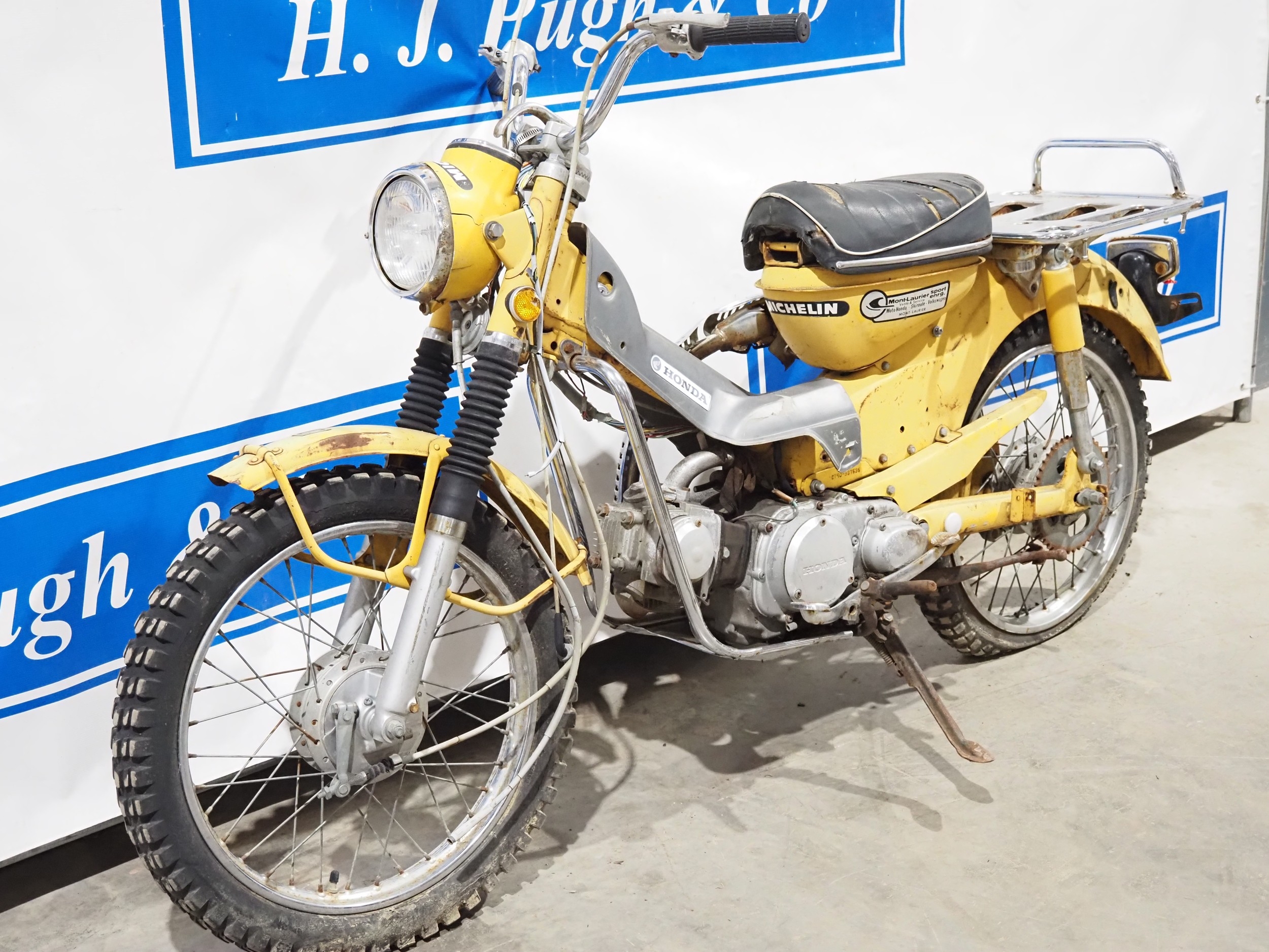 Honda CT90 motorcycle project. Frame No. CT90-337535 Engine No. CT90E ...