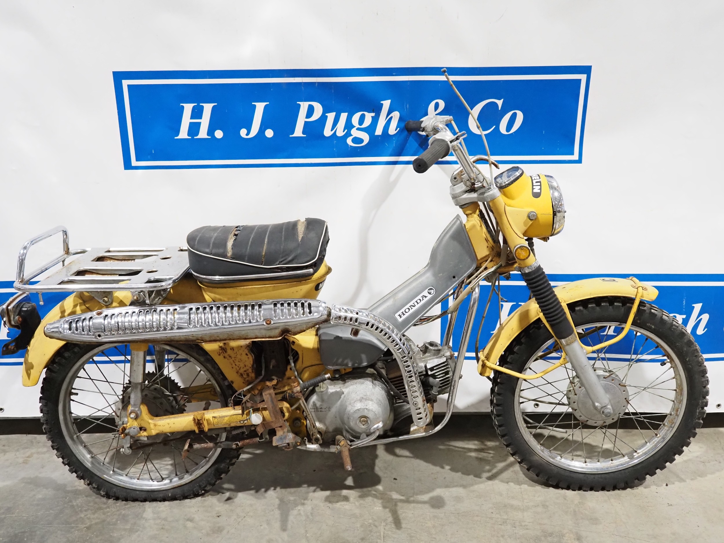 Honda CT90 motorcycle project. Frame No. CT90-337535 Engine No. CT90E ...