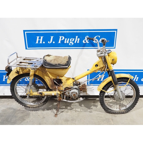 Honda CT90 autocycle project. Frame No. CT90-337598 Canadian import ...