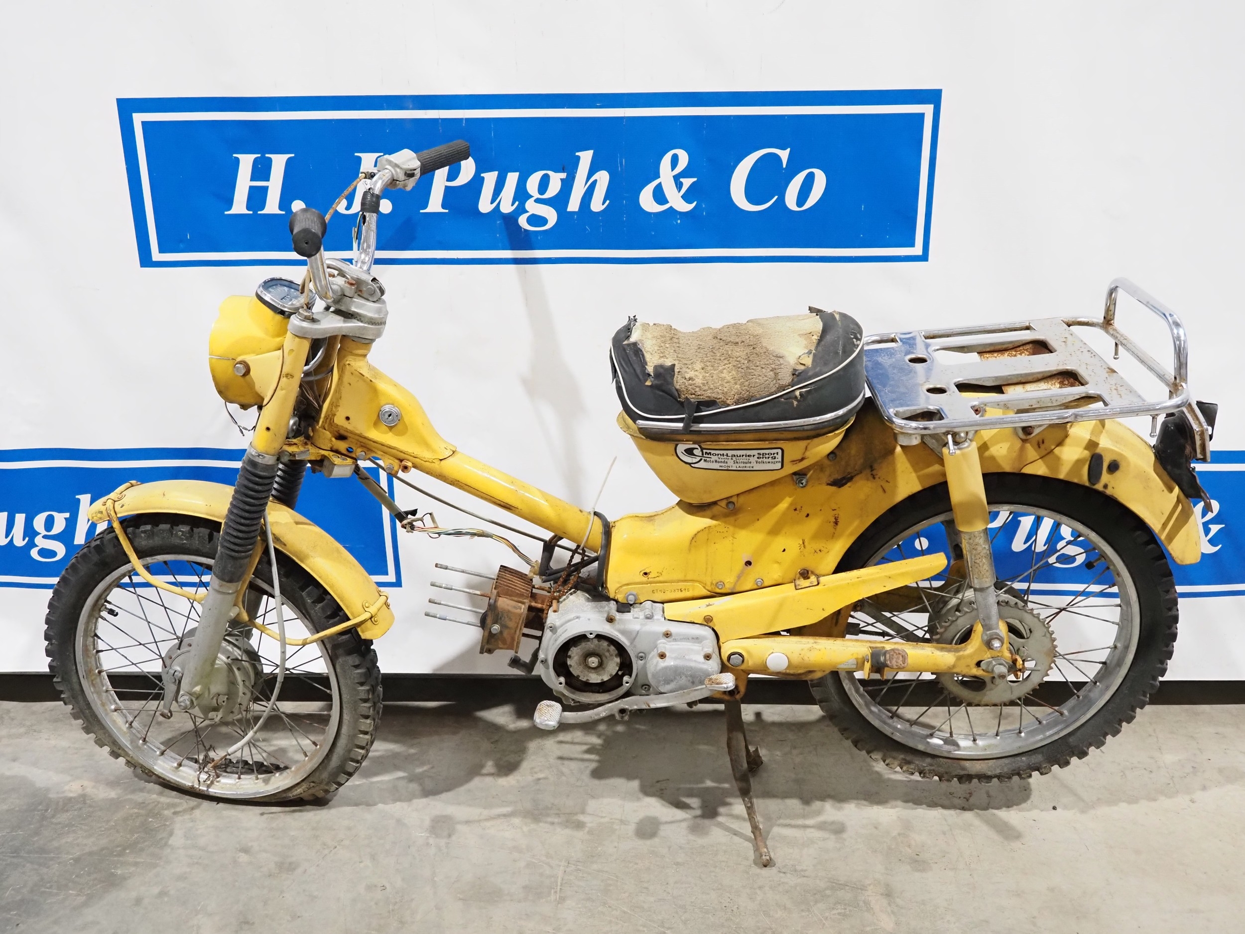 Honda CT90 autocycle project. Frame No. CT90-337598 Canadian import ...