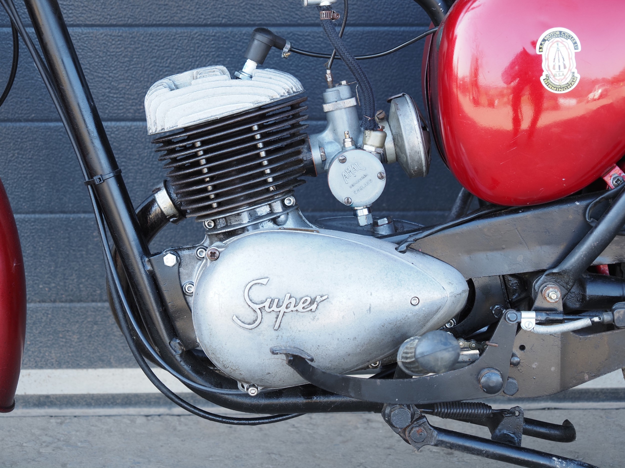 BSA Bantam D7 deluxe motorcycle. 1966. 175cc Frame No. D71696 Engine No ...