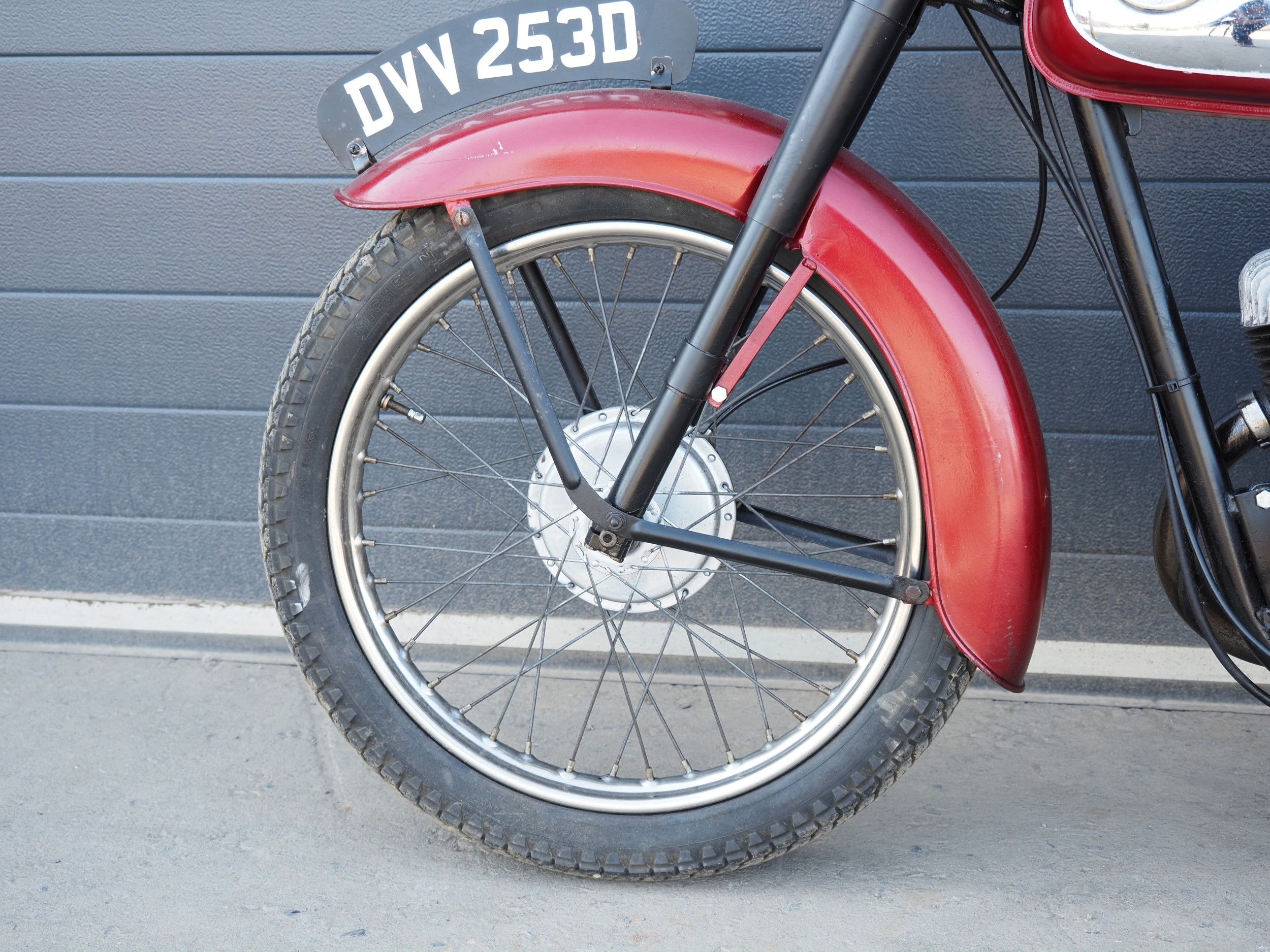BSA Bantam D7 deluxe motorcycle. 1966. 175cc Frame No. D71696 Engine No ...