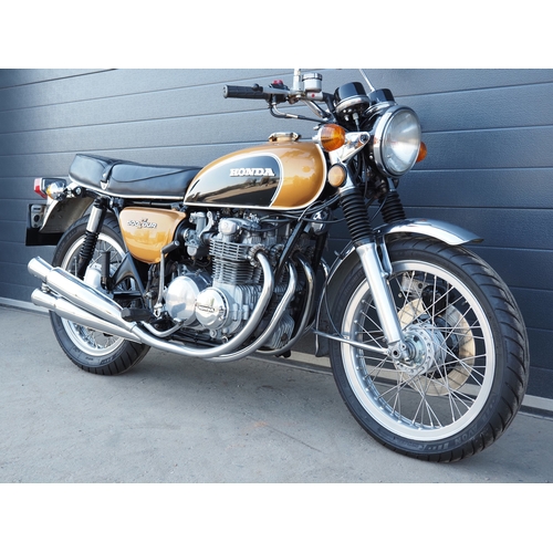 Honda CB500 Four motorcycle. 1972. 498cc Frame No. AMCB500S/L/HM323 ...