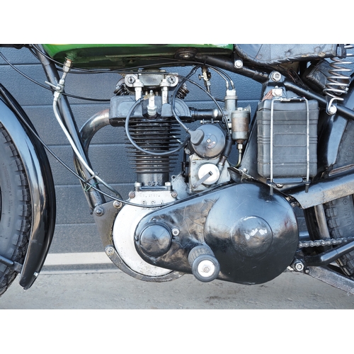 BSA E2 motorcycle. 1935. 249cc Frame No. E13083 Engine No. E21747 ...