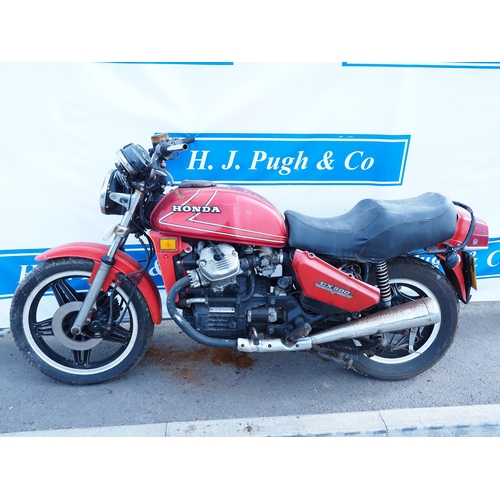 Honda CX500 motorcycle project. Frame No. PGOT 0001-44. Reg. GRF 92T