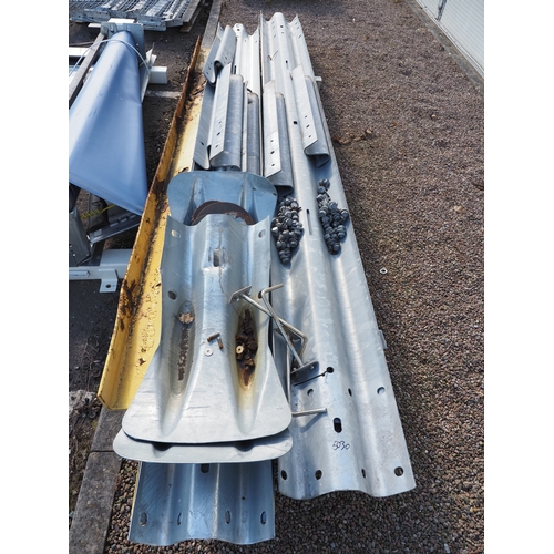3131 - Quantity of armco barriers