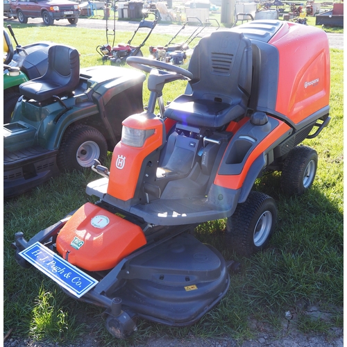 1 - **Friday Ring 1 - 9.30am**
Husqvarna RC318T ride on mower. Runs and drives. Last service 21/5/25. In... 