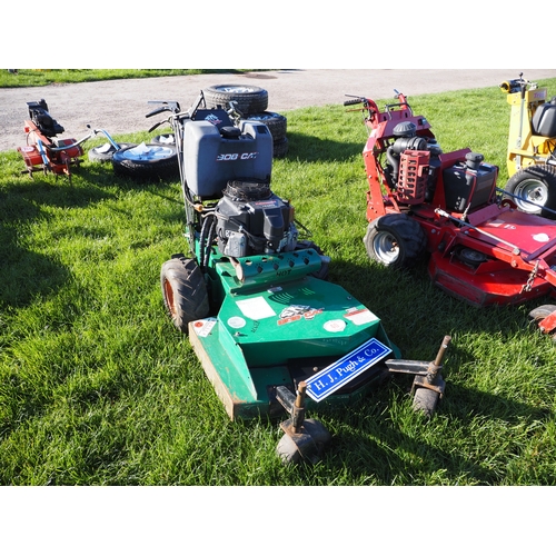 40 - BobCat rough cut mower. Starts and runs. Key in office