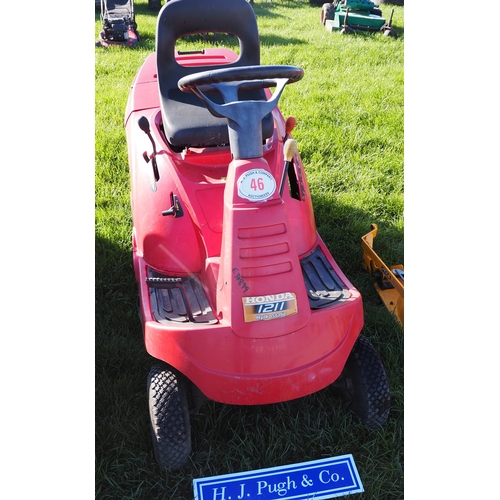 46 - Honda 1211H ride on mower. Non runner