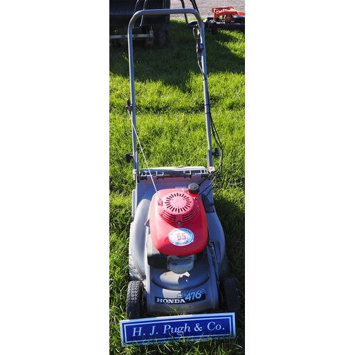 65 - Honda HRB476C mower