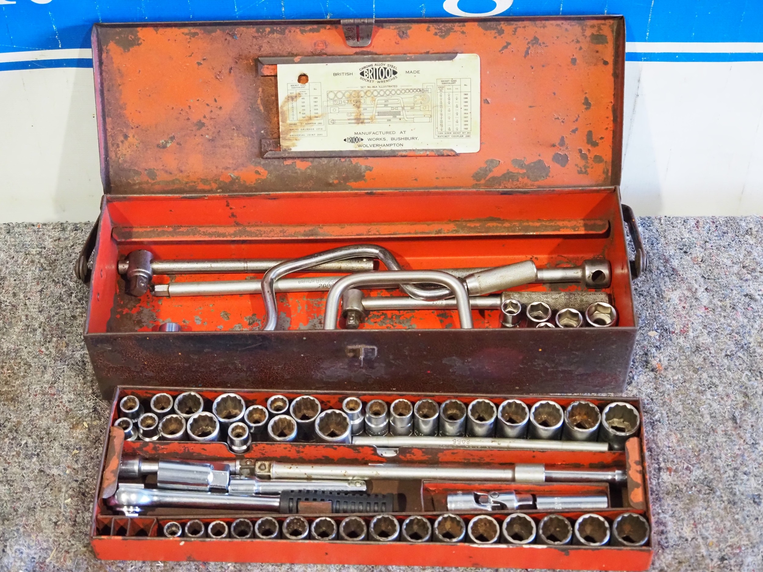 Britool socket set to include some Britool tools