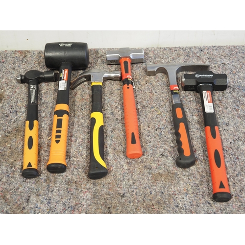 Assorted hammers - 7