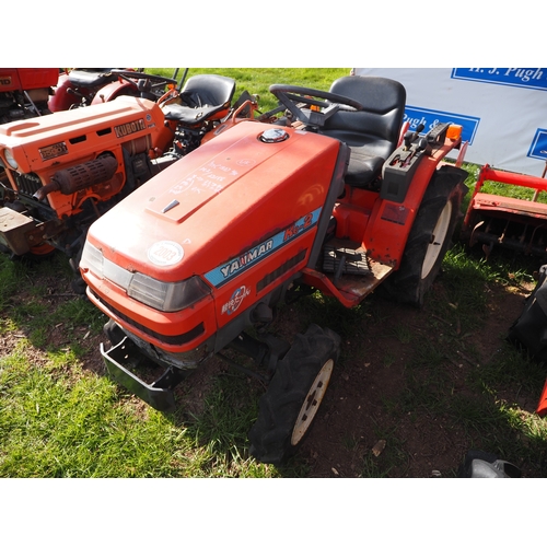 2003 - Yanmar Ke-2 4wd compact tractor with Yanmar RK110 tiller. Key in office