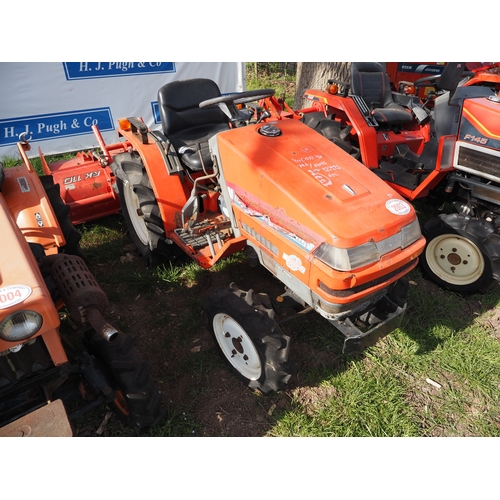 2003 - Yanmar Ke-2 4wd compact tractor with Yanmar RK110 tiller. Key in office