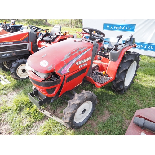 2012 - Yanmar KE-50 4WD compact tractor. Key in office