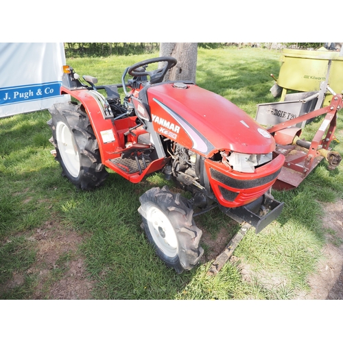 2012 - Yanmar KE-50 4WD compact tractor. Key in office
