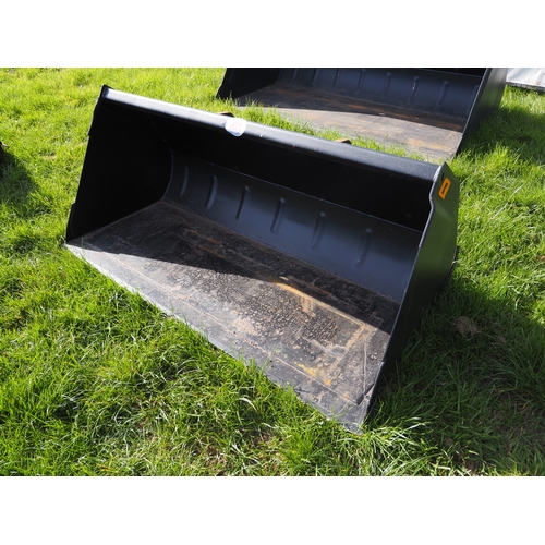 2025 - Quicke 190 loader bucket with skid steer brackets. NOS