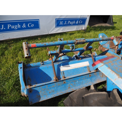 2028 - Iseki TU1700 4wd compact tractor with SA1360 tiller. Key in office