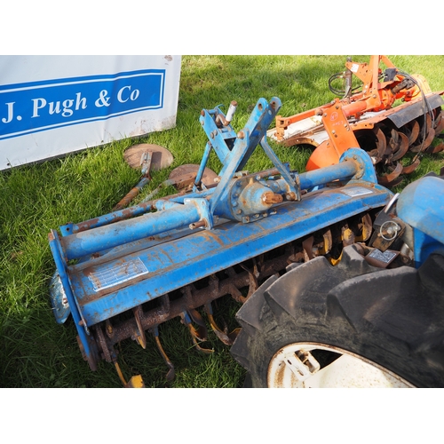 2031 - Iseki TS1910 compact tractor with Iseki SR1410 tiller. Key in office