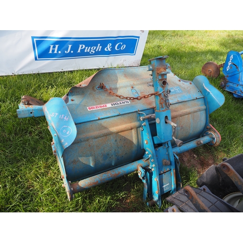 2033 - Kumiai ST1540 4wd compact tractor with Satoh 12105 tiller. Key in office