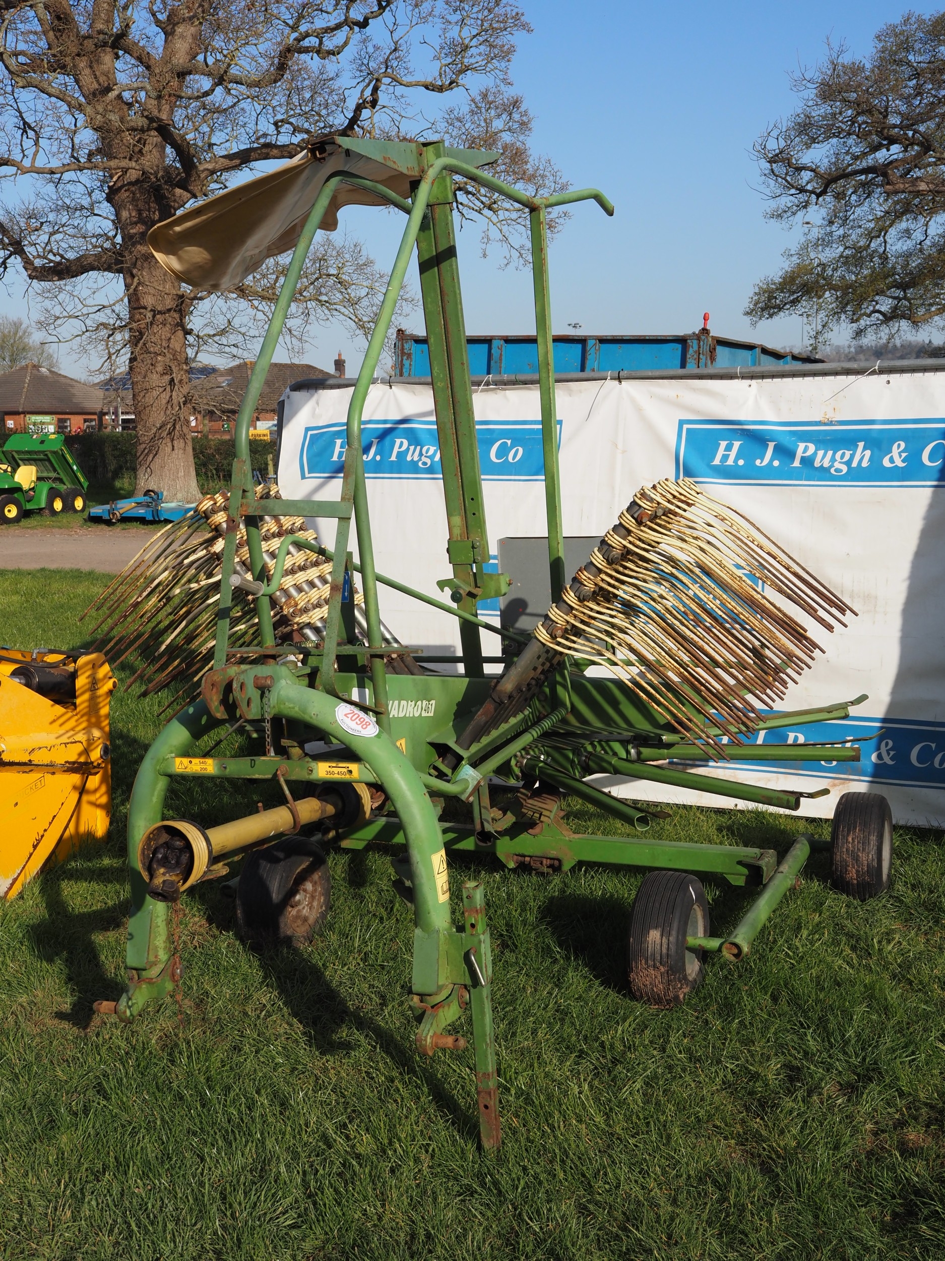 Stoll Swadro 461 rake, working order, off small farm