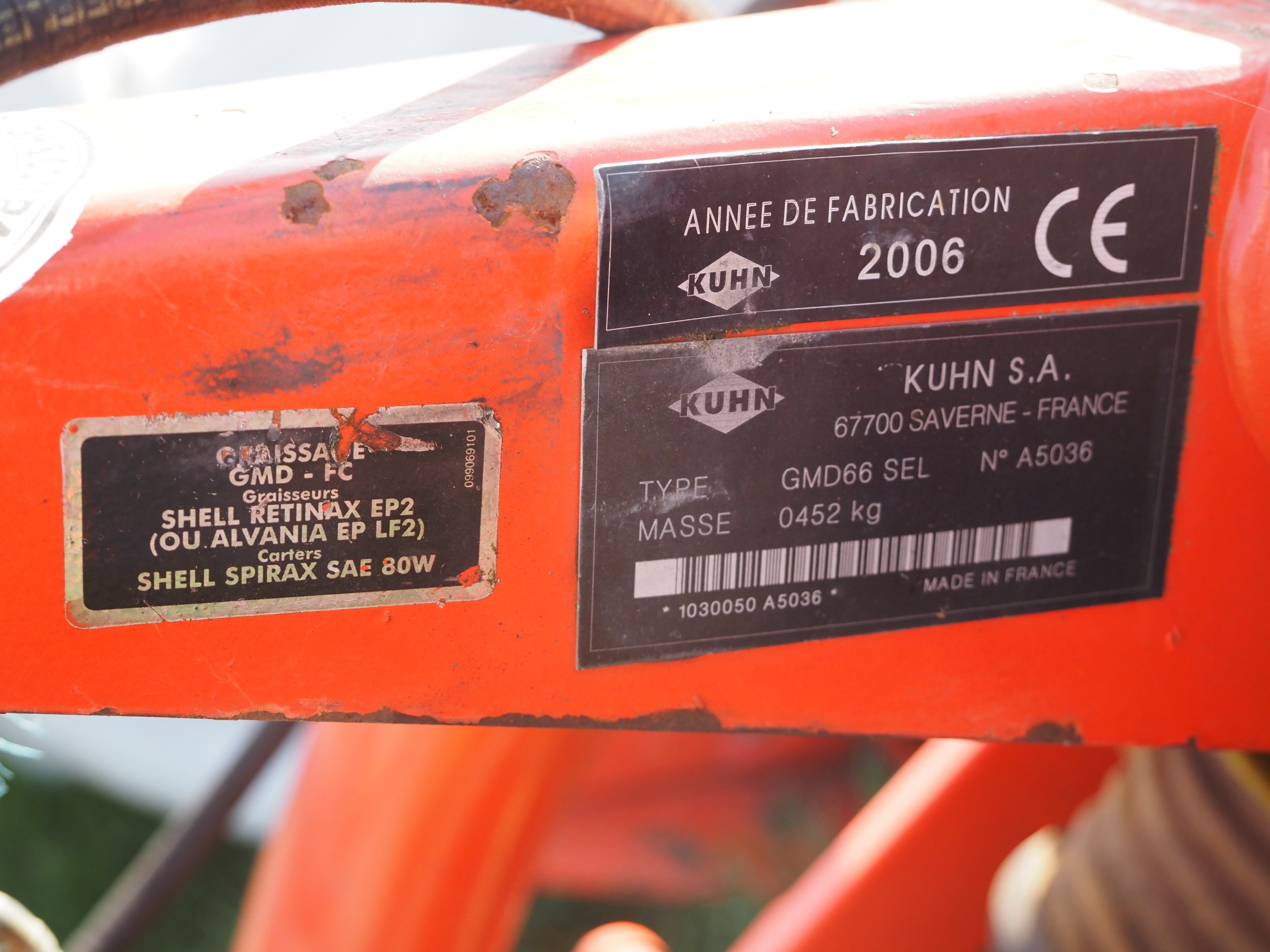 Kuhn GMD66 mower