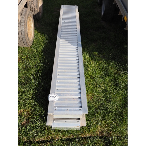 Pair of alloy ramps 8ft