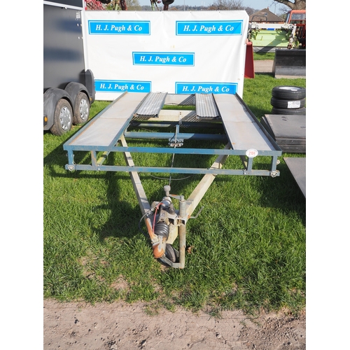 Tandem axle transporter 10ft