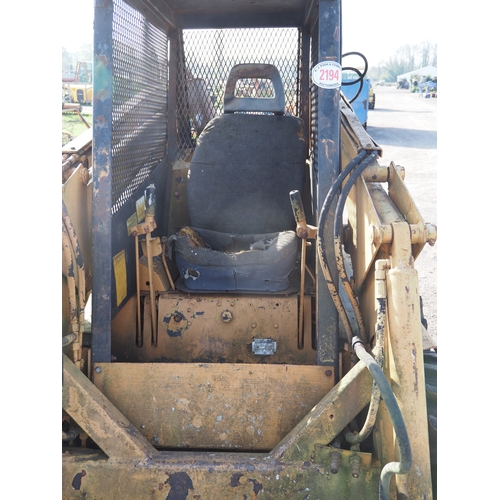 Case 1845 skid loader