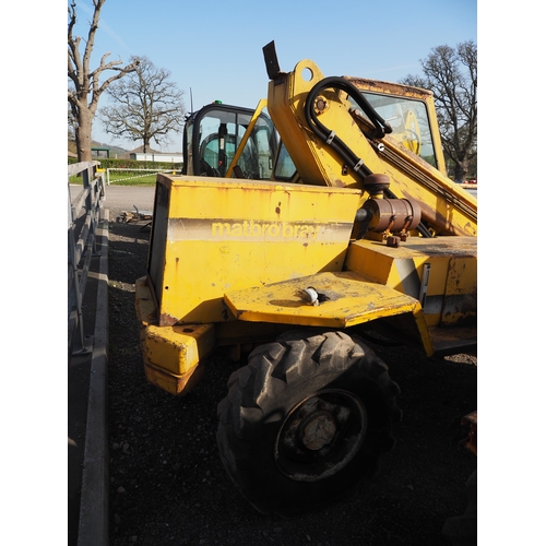 Matbro telehandler. Runs and drives. Key in office