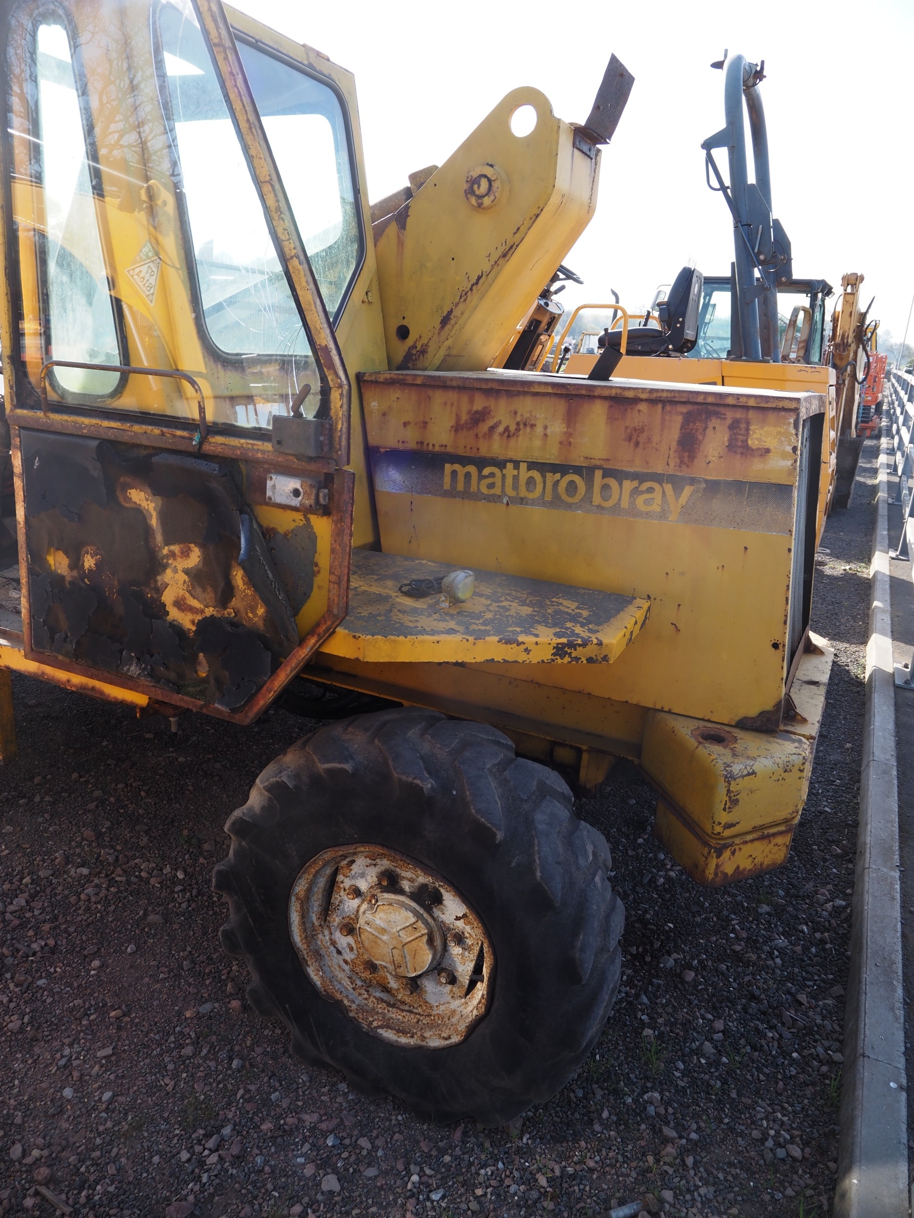 Matbro telehandler. Runs and drives. Key in office