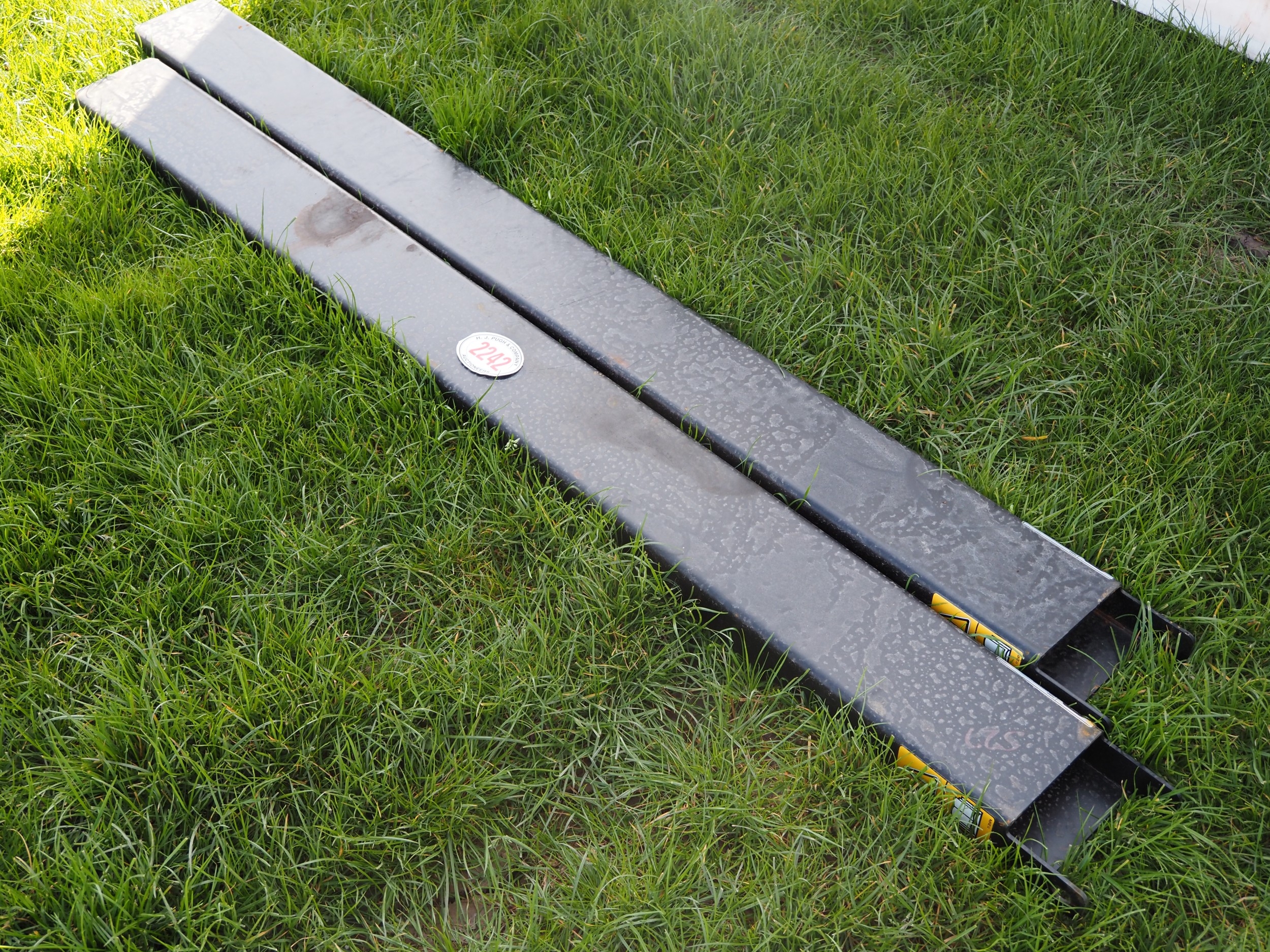 Pallet tine extensions. NOS